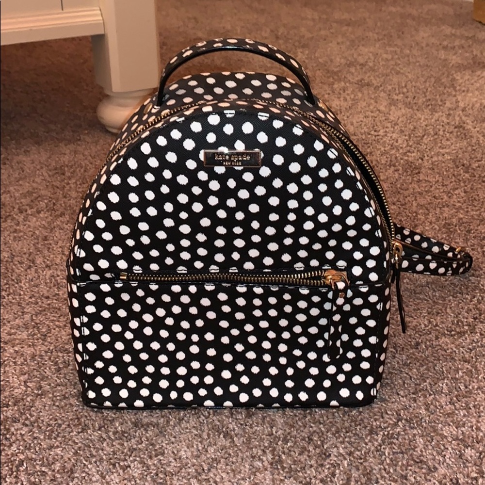Polka dot Kate Spade backpack NWOT
